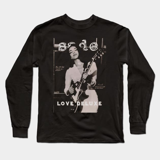 Sade Adu Love Deluxe Vintage Long Sleeve T-Shirt by Garza Arcane